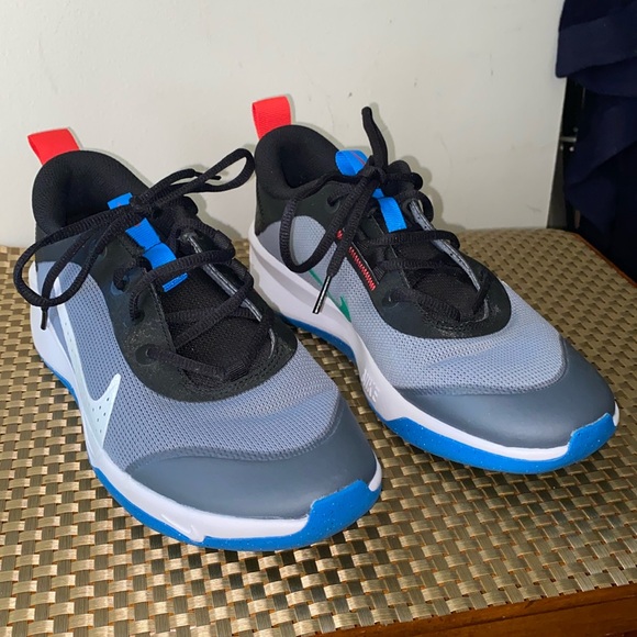 Nike Other - NIKE OMNI-MULTI-COURT in cool grey/photo blue-black SIZE 6.5Y